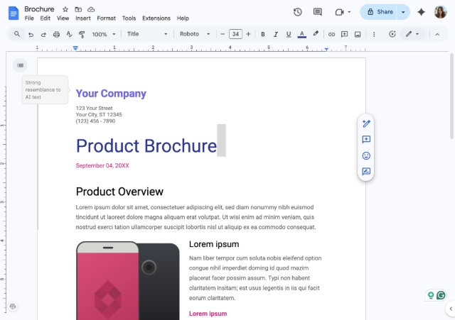 <p>Navigate to your Google Doc file.</p>