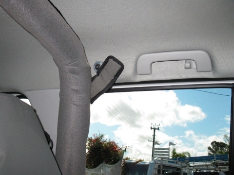 <ul><li>Tighten all IRB top fasteners firmly.</li><li>Fit “Z” Bracket Padded Covers and secure firmly.</li></ul>