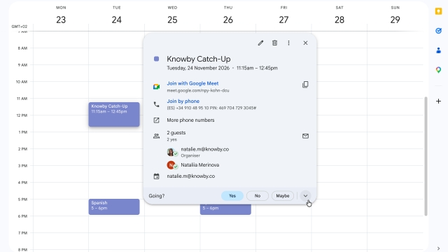 <p><strong>Open the Event&nbsp;</strong></p><p>Find the meeting you want to reschedule and click on it to open its details.</p><p></p><p></p>