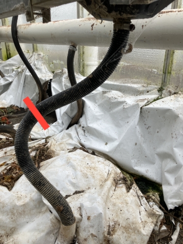 <p>Use a poly cutter or shears to trim down the drain flex and re-plumb. </p>