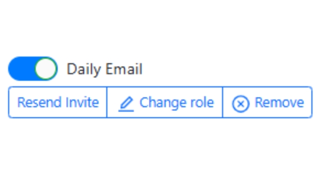 <p>In 'Account Management' You can change permissions, remove users and turn off daily email at any point.&nbsp;</p>