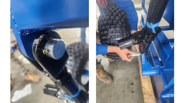 <p>Attach the top links to the unit and wheel axles. Ensure the nut on top link is closest to the unit. <br></p>