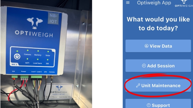 <p>Before deploying Optiweigh unit ensure all lights on the WIC2 box are green. This is good opportunity to use the app to check unit. </p>