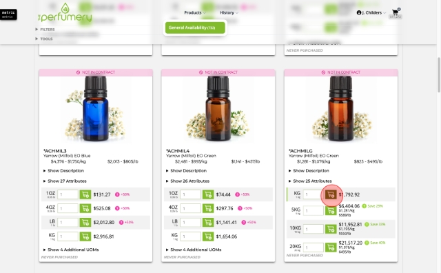 You can chose pack size and quanity, to do so simply Click "Add to Cart".