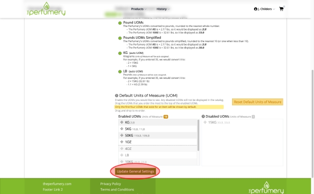 <p>Click "Update General Settings" to have changes go into effect. </p>