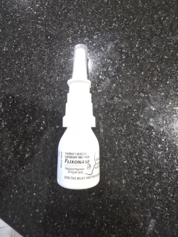 <p>Identify what area of Meila body show will have the new sensor applied. Upper arm or upper thigh on both sides of body. Can also do flesh parts of lower back if required. </p><p><br></p><p>Once locatons sorted - ensure its clean and spray with even spread of Flixonase.</p><p>This lives in Meilas main Flowery insulin bag</p>