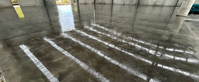 <p><strong>Expected Application Appearance</strong><br>The treated surface should appear <strong>uniformly damp</strong>, with an even, consistent wet film across the concrete. There should be <strong>no dry patches, excessive pooling, or significant runoff</strong>. The product should be visibly penetrating the concrete, with the surface remaining wet only until absorption occurs.</p><p><strong>The finished application should look similar to the example shown below.</strong></p>