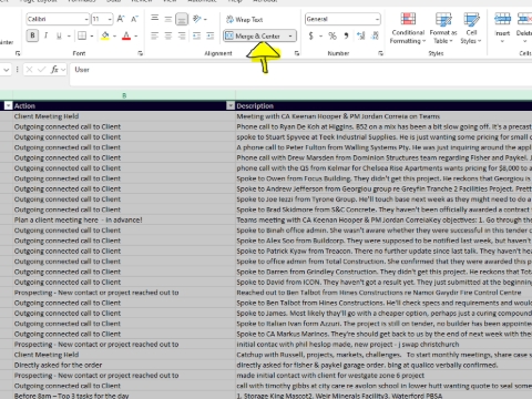 <p>Select all by clicking button in corner as highlighted, now to unmerge these, click "Merge and Center"</p>