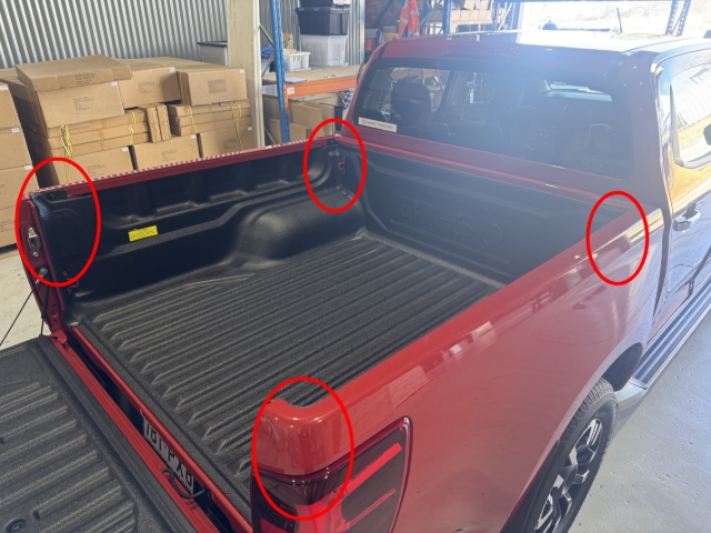 <p>If you have a tub liner, it will require trimming in order for the brackets to fit correctly.</p>