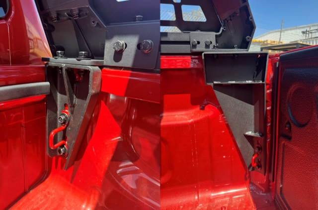 <p>Fit the tub rack to the brackets using the M8x30mm bolts with captive spring and flat washers and M8 Flanged hex Nuts</p><p>Leave the bolts finger tight to allow for adjustment when aligning the tub rack.</p>