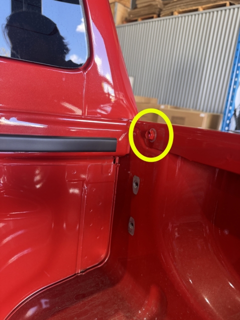 <p>Refit the top OEM bolt into the tub at the front and rear.</p>