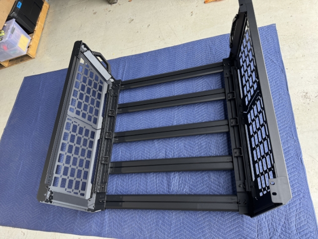 <p>Your tub rack should now be loosely assembled and ready to be fit to your vehicle once the brackets are completed. </p>