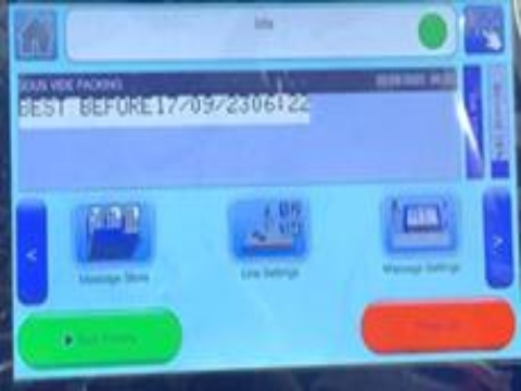 <p>Adjusting
date to fit</p><p>Select ‘Line Speed’.</p>