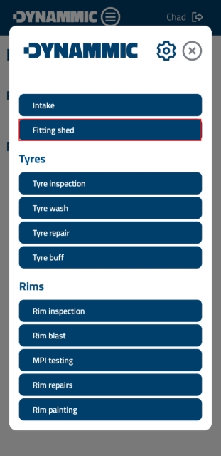 <p><strong>Access Fitting Shed Module</strong></p><p>Tap the hamburger icon located on top of the screen and select <strong>Fitting Shed</strong> from the menu. </p>