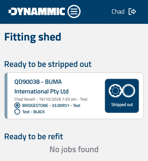 <p><strong>Select Active Job and Confirm Strip-Out or Refit</strong></p><p>Search for or scroll to find the target job in the Fitting Shed list, select it, and confirm whether the job requires <strong>Strip-Out</strong> or <strong>Refit</strong>.</p>
