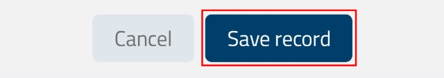 <p><strong>Save Intake Record</strong></p><p>Save the entry to complete the intake process and generate the record.</p><p></p>