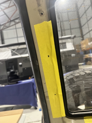 <p><strong>Step Six</strong></p><p>Remove plate and check that all the marks are evident.</p><p>Drill 3 mm pilot hole and then 7.5mm hole. Recommend using a drill stop so that you don’t damage the wires to the semester or other panels.</p>