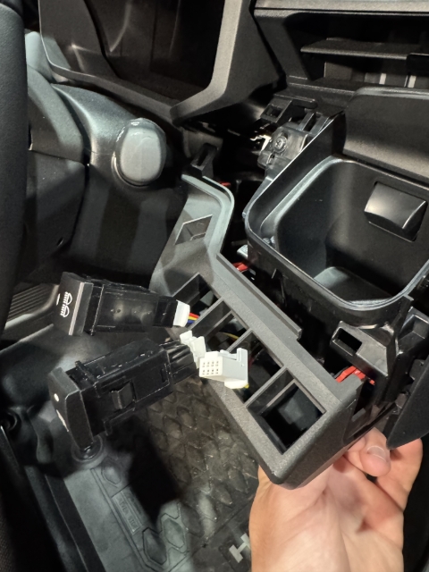 <p>Connect the required switches before fixing the switches into the panel.</p>