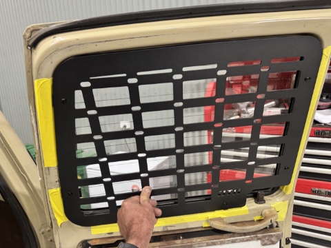 <p><strong>Step Four</strong></p><p>Have assistant hold plate in place and mark the holes to be drilled.</p>