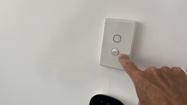 <p>The wall switch must be on - I leave them on</p>