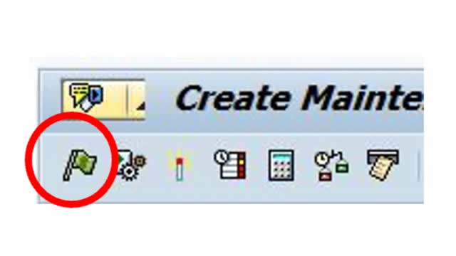 <p>At this point you can <strong>Release</strong> the work order which will allow costs to be expensed against it. Click on the Green Flag icon on the application toolbar (top left).</p>
