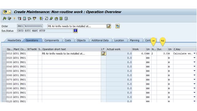 <p>Select the <strong>Operation Tab</strong>.</p>
