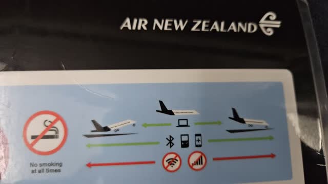 <p>Turn your electronic devices off or put them in flight mode</p>
