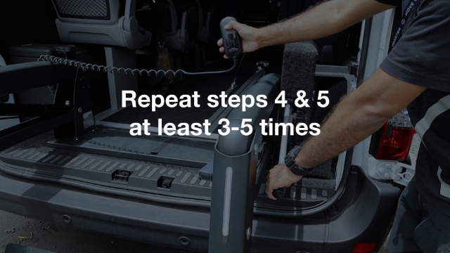 <p>Repeat these steps at least 3–5 times before testing the system again.</p>

