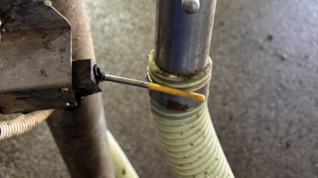 <p>The switch where the wash line hangs </p>