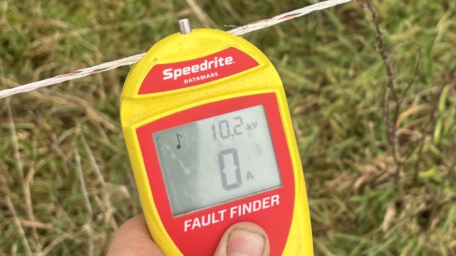<p>Make sure there’s power in the fence</p>