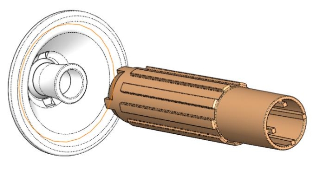 <h1>STEP 1</h1><p></p><p>Remove the head off the Installation Tool</p><p></p><p>Engage the 4 larger lugs on the handle into the 4 drive slots in the jet.</p><p></p><p></p><p></p><blockquote><p>Installation Handle passes over the nozzle of the jet</p></blockquote><p></p>