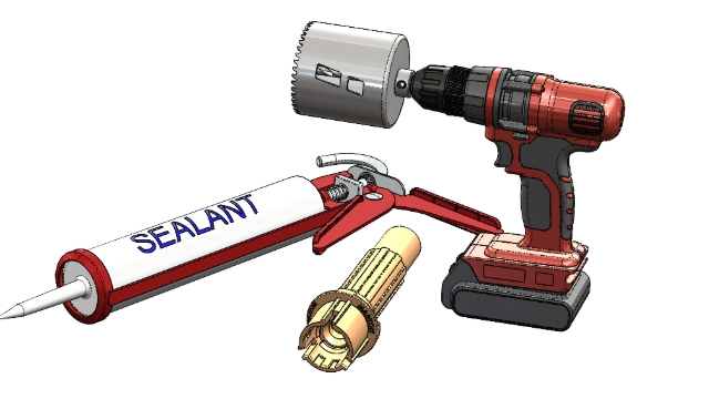 <h1>Tools Required</h1><p></p><ul><li><p>3" Hole Saw (76mm)</p></li><li><p>Drill</p></li><li><p>Installation Tool - Part No 500109</p></li><li><p>Silicant Sealant</p></li><li><p>Caulking Gun</p></li><li><p>PVC Solvent Cement</p></li></ul><p></p>