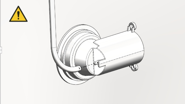 <h1>STEP 8</h1><p>Apply PVC solvent cement and glue the air breather tube onto the nipple.</p><p></p><blockquote><p><span style="font-size: 30px; line-height: 1.4;">⚠️</span>CRITICAL CHECK</p><p>Ensure the hole is not blocked by glue.</p><p>This is a safety feature and must remain clear.</p></blockquote><p></p>