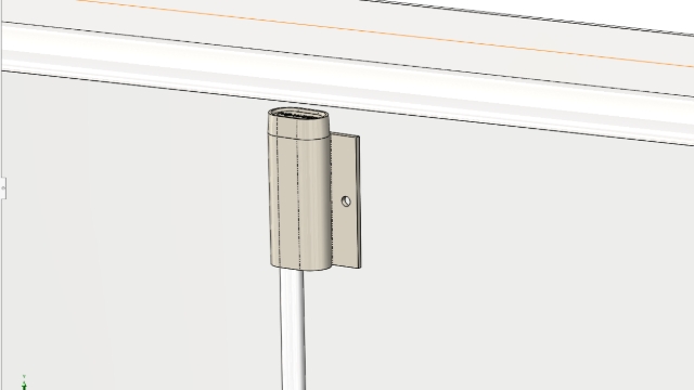 <h1>STEP 9</h1><p>Mount the Hartford loop fitting high under the bath flange, above the water line.</p><p>Apply PVC solvent cement and glue it into the end of the air breather tube.</p><p>Secure in place using a screw or cable tie.</p><p></p><blockquote><p>Check</p><p>✔ Ensure the Hartford loop is securely fixed for long-term use.</p><p>✔ Ensure it will not come loose.</p></blockquote><p></p>