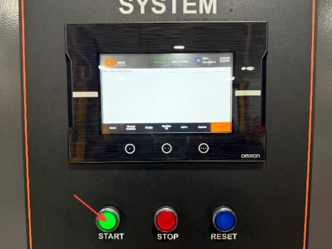 <p>Step 21: The ‘START’ button will flash<br></p>