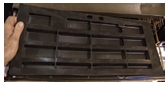 <ol start="4"><li><p><strong>Remove top cover and evaporator dust cover. </strong></p></li></ol><p></p><p>Lift top cover to remove, then lift and remove evaporator dust cover.</p>