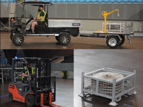 <h1><strong>Equipment Needed</strong></h1><p></p><ul><li><p><strong>Buggy</strong> – to tow the trailer</p></li><li><p><strong>Trailer</strong> – to transport the umbrella base plate stillages</p></li><li><p><strong>Winch</strong> – for lifting the umbrella base plates</p></li><li><p><strong>Forklift</strong> – for loading the stillage onto the trailer</p></li><li><p><strong>Umbrella Base Plate Stillage</strong> – for storing and moving umbrella base plates</p></li><li><p><strong>Umbrella Tops</strong> <em>- </em>to be placed in the tray of the trailer</p></li></ul><p></p>