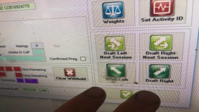 <p>Select draft left or right</p>
