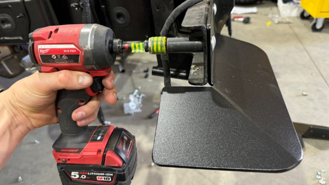 <p>Fit the Fasteners with a 13 mm socket</p>
