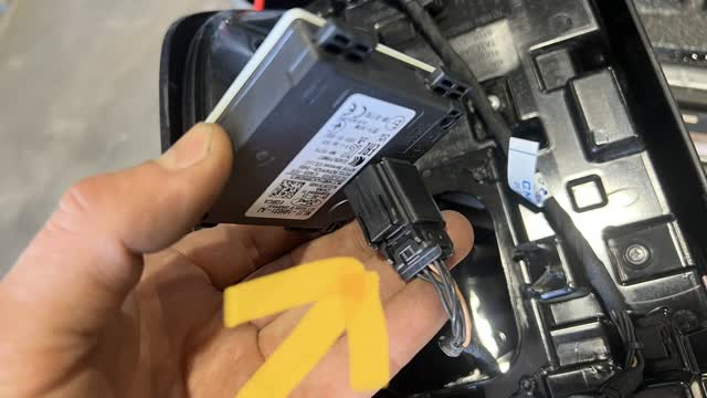<p>Unplug radar and remove it from the tail light assembly</p>