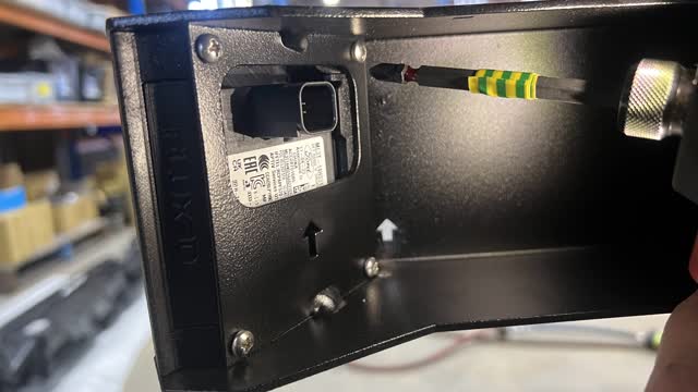 <p>Use a Phillips head driver to fit the supplied screws to fix the 3-D printed bracket to the steel radar bracket. There are four screws per side</p>