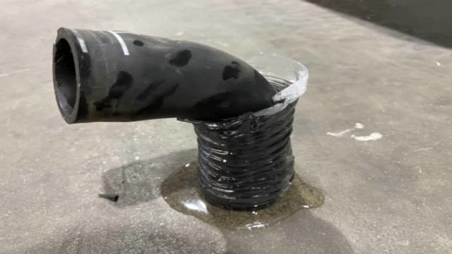 <p>IMPORTSNT TIP: Boil a jug of water, put the hose into hot water to soften end</p>