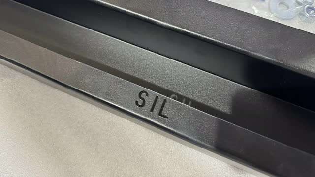 <p>This should be Laser cut into it</p>