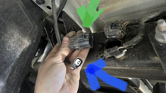 <p>Undo 12v plug (green arrow) and tub light (blue arrow)</p>