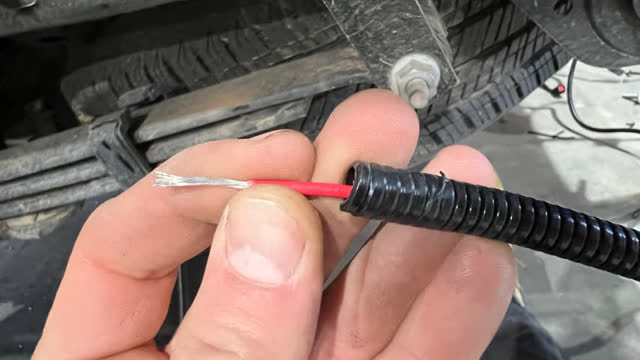 <p>Make sure you have the harness the right way. The bare red wire needs to be on the PASSENGER side.</p>