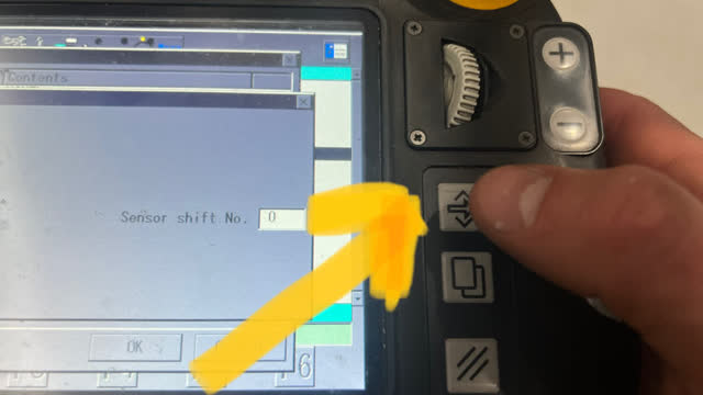 <p>Select enter with right thumb</p>