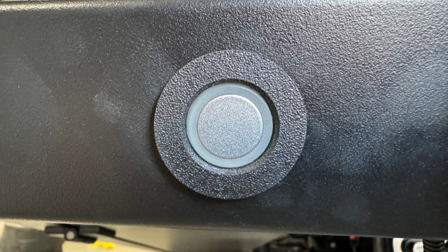 <p>It should look like this if installed correctly the clear plastic food around the sensor should not be pinched anywhere. It should be all the way around.</p>