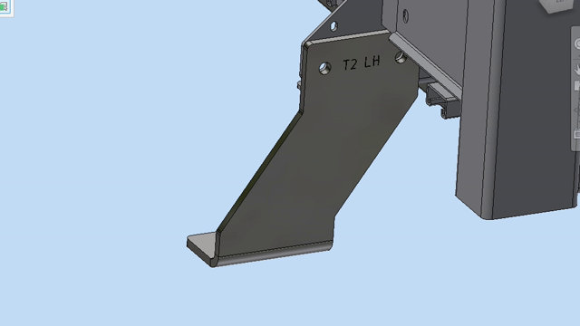 <p><strong>Front mount, Passenger Side</strong> "TR LH" . In front chassis rail holes</p>
