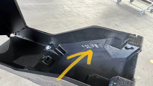 <p>Identify the "TOP" markings</p>