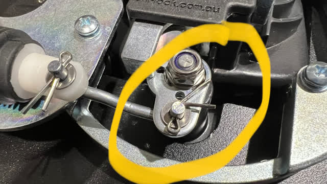 <p>Refit actuator linkage.</p>